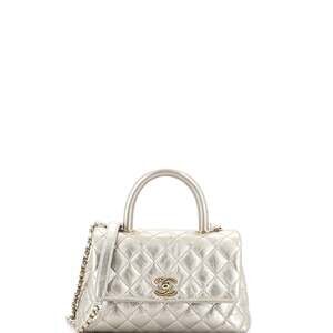 Chanel Coco Top Handle Bag Quilted Aged #240049C48B